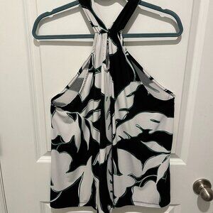 Lane Bryant Women's Top Sleeve Black & White Size 18-20